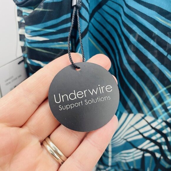 Coco Reef Womens Size 34D Palm Tropical Flourish Bra-Sized Tankini Top $98 2583 - Picture 8 of 9